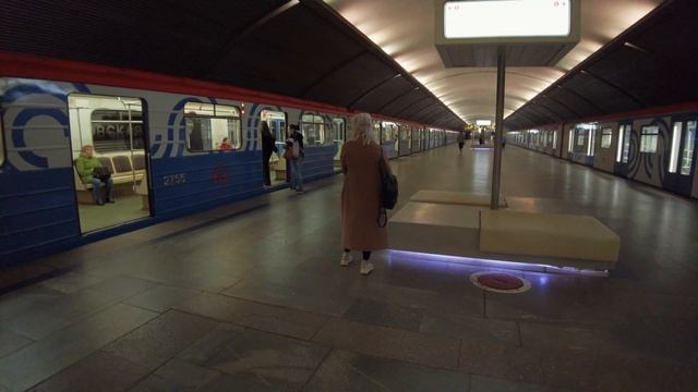 Moscow Metro Station Cherkizovskaya - Vostochny Railway Terminal смотреть онлайн