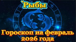 Рыбы! Гороскоп на февраль 2026 года!