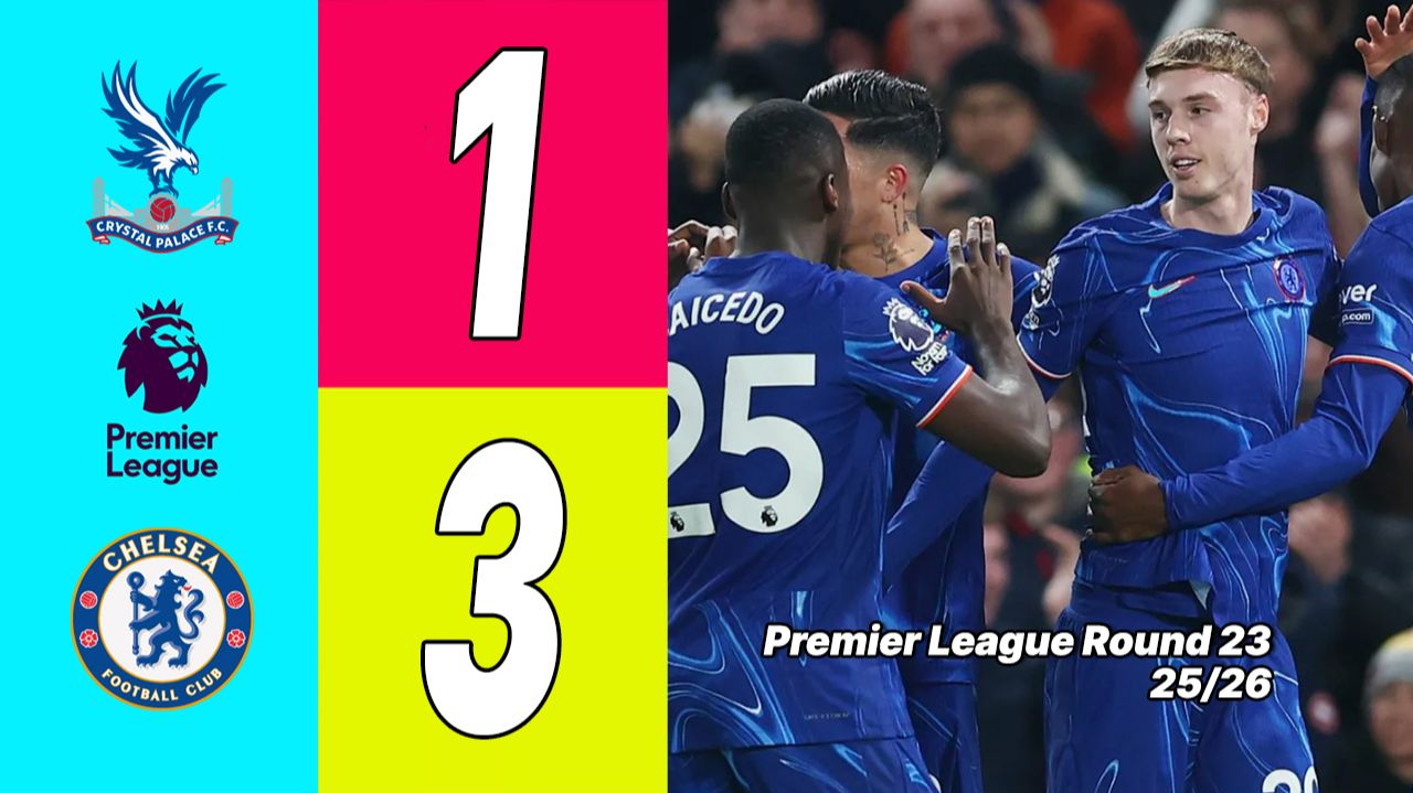 Кристал Пэлас — Челси 1:3. Обзор матча. Тур 23. смотреть онлайн