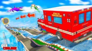 ЭТО САМЫЙ ЛЕДЯНОЙ-НОВОГОДНИЙ СПУСК БЕЗ ТОРМОЗОВ! СТЕНКА НА СТЕНКУ В ГТА 5 ОНЛАЙН