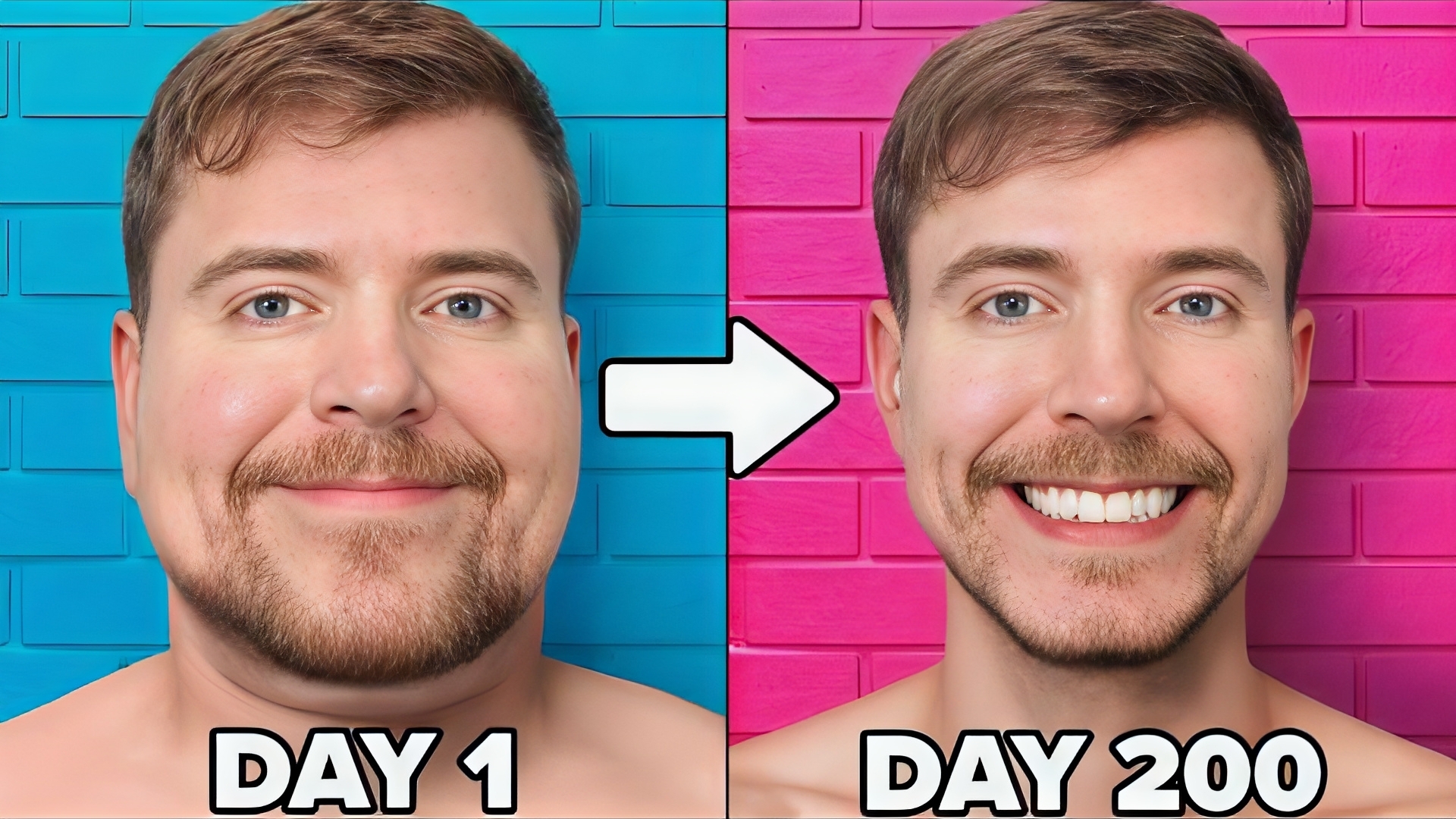 Похудей на 45 килограмм за год и получи $250,000. Мистер Бист смотреть онлайн