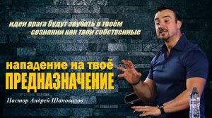 Идеи врага могут звучать как твои собственные. Нападение на твоё предназначение. Пастор А.Шаповалов