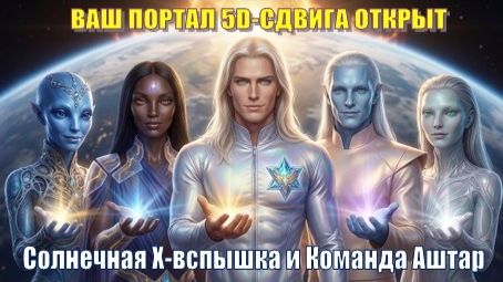 ВАШ ПОРТАЛ 5D-СДВИГА ОТКРЫТ | Солнечная X-вспышка и Команда Аштар смотреть онлайн
