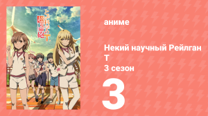 Некий научный Рейлган T 3 сезон 3 серия (аниме-сериал, 2008)