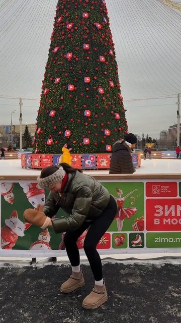 Зимняя разминка от Софы, выполняем прямо на улице смотреть онлайн