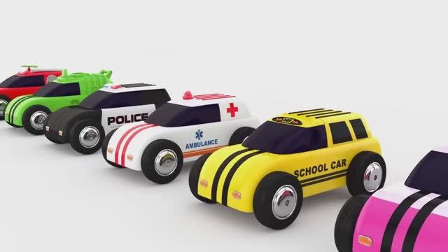 Развивающие игрушки - Коллекция цветов для детей - Мультики про машинки для детей и малышей смотреть онлайн