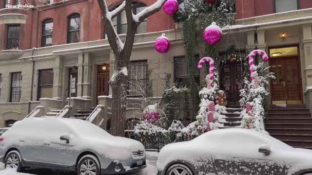 🇺🇸 СНЕЖНАЯ БУРЯ обрушилась на Нью-Йорк. Декабрь 2025 ❄️☃️ смотреть онлайн