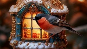 Добрый зимний вечер. Красивая музыкальная открытка с хорошей песней.