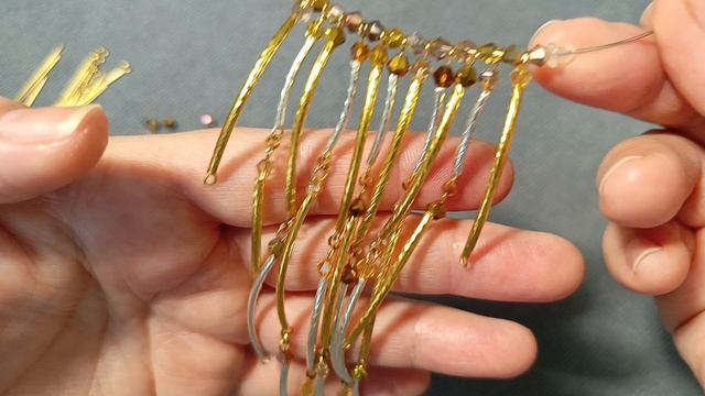 Стильные украшения из трубочек и биконусов. Это просто! #каксделать #колье смотреть онлайн