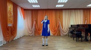 Гизатулина Оливия, ДМШ №57, г.Прокопьевск, муз.Skalp  сл.Адила Седрая «Dernière danse»