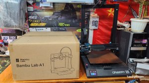 Новый помощник. Сборка, калибровка, печать. Обновление европейской версии bambu lab a1 до российской