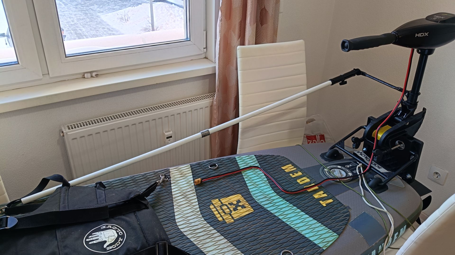 ЭлектроSUP Board Tandem под лодочный электромотор. Проект Панцерник - Аллигатор.Часть 4 смотреть онлайн