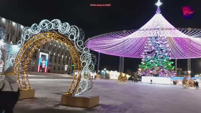 На улице минус 13. Еле доснял. Рука замёрзла. На улице никого. смотреть онлайн