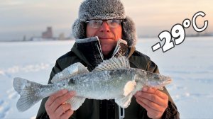 Рыбалка в минус 29. Январь 2026