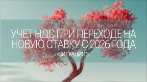 Ситуация 3. НДС с 2026 года: авансы, отгрузки, доплаты. Практика 1С.