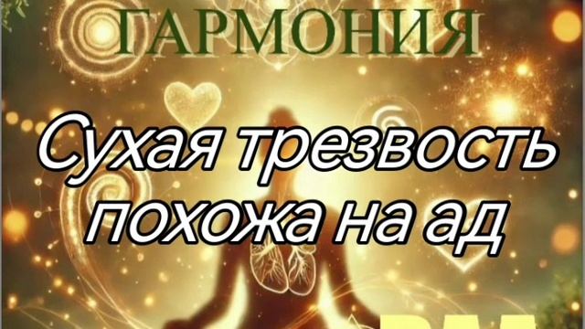 Антон г. Санкт-Петербург Тема: Сухая трезвость похожа на ад 24.01.2026