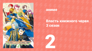 Власть книжного червя 3 сезон 2 серия «Зимовка и будущее» (аниме-сериал, 2022)