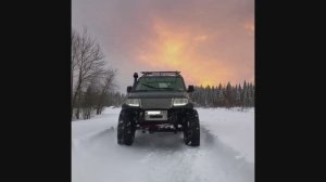 Уаз Росомах  на колесах 44 дюйма промо ролик