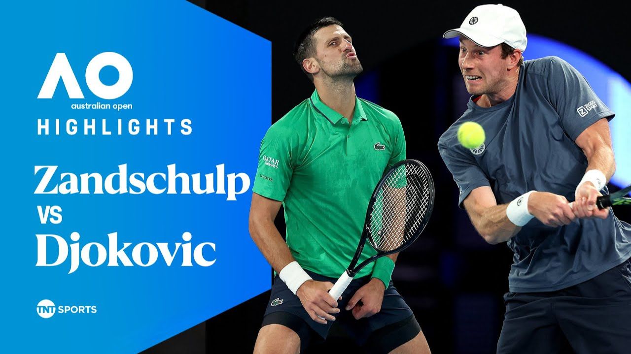 24.01.2026 | ОБЗОР ИГРЫ | Ботик ван де Зандсхулп - Новак Джокович | 3-й круг | AO 2026 | Highlights смотреть онлайн