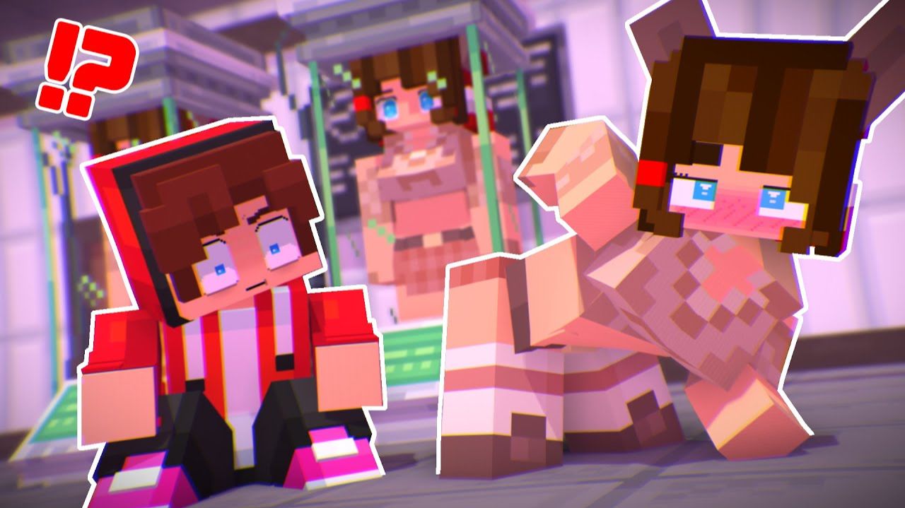 Джей Джей клонировал сестру Джей ДЖЕЙ ВОЛЧИЦУ из-за ЛЮБВИ?! - Анимация для Майнкрафта смотреть онлайн