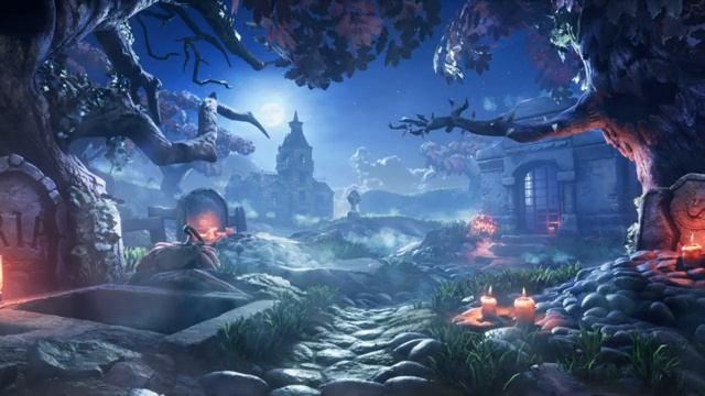 Музыкальная атмосфера | Жуткое кладбище смотреть онлайн