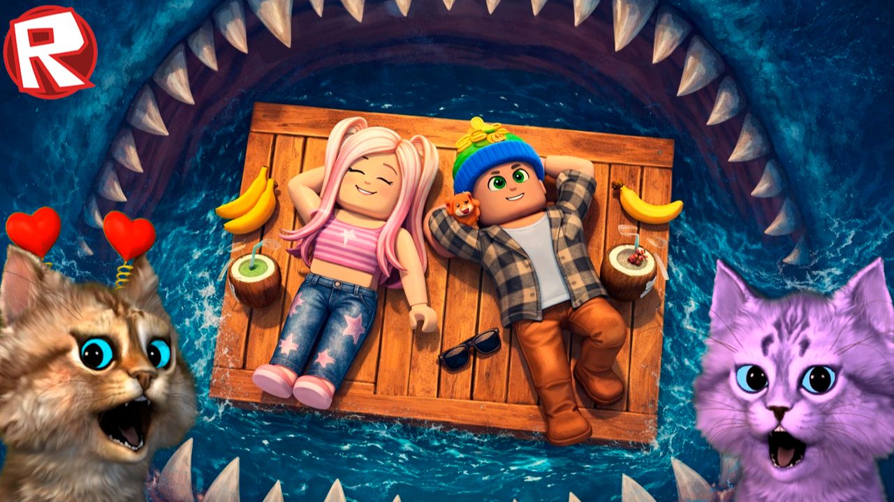 ПОТЕРЯЛИСЬ В ОКЕАНЕ С АЛЁНОЙ В ROBLOX 😱 смотреть онлайн