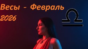 Таро прогноз на ФЕВРАЛЬ 2026 ВЕСЫ ♎️ 🔥✨