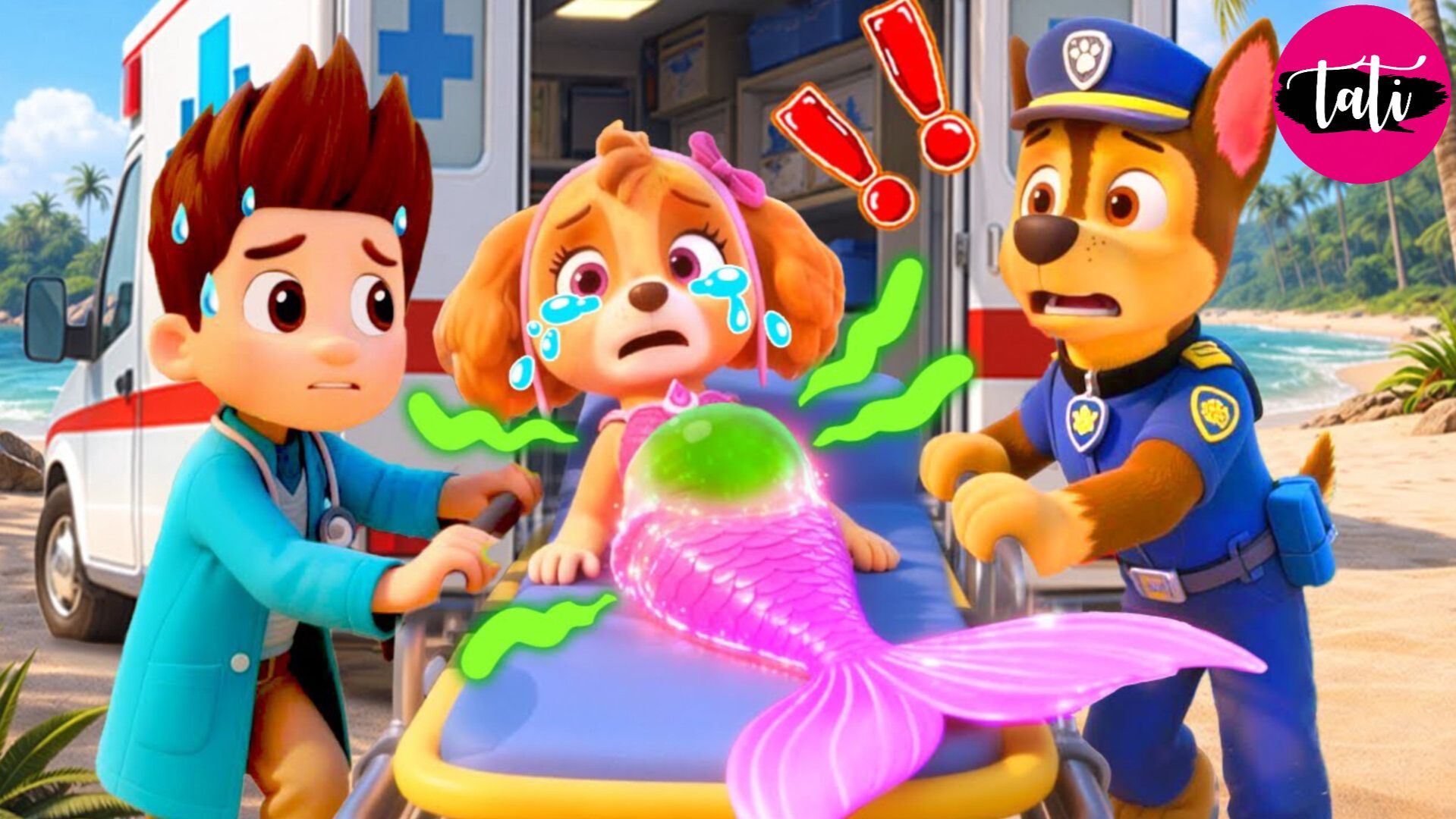 Щенячий патруль и Маршалл. Залипательное видео. Мультфильм для детей и малышей. Анимация 134 смотреть онлайн