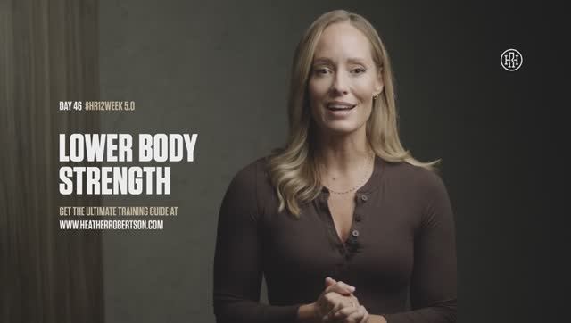 43 MIN Lower Strength Workout (Unilateral Training) - Day 46 - HR12WEEK 5.0 смотреть онлайн