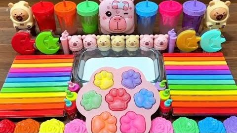 Смешивание слаймов | АСМР видео | Слайм АСМР | Рецепт слайма | Игра слайм смотреть онлайн