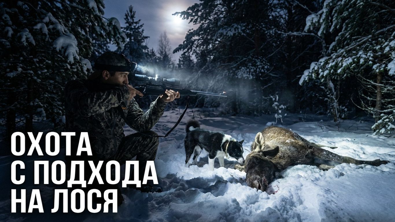 январская охота на лося с лайкой. РЕЛ Ярый смотреть онлайн
