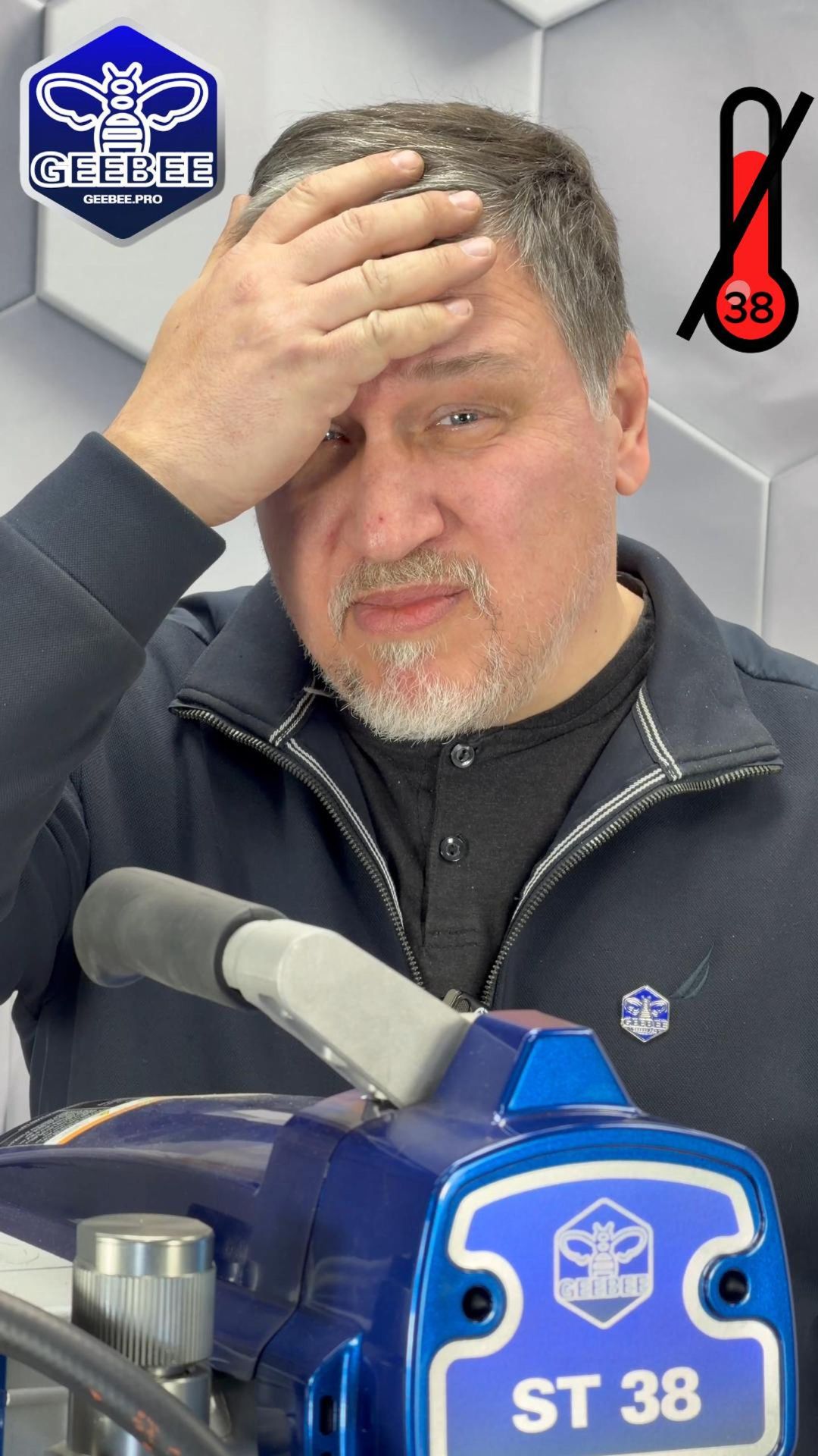 Когда 38 - это не температура! Самый удачный и компактный аппарат GEEBEE ST38 для работ. смотреть онлайн