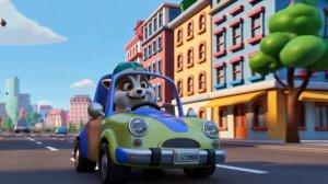 Цветные колеса мультик