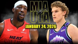 25.01.2026 | ОБЗОР МАТЧА | Юта Джаз - Майами Хит | Highlights