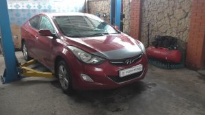Замена клапана адсорбера на Hyundai Elantra 1,6 Хендай Элантра 2012