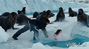 Бросил её в ледяную воду