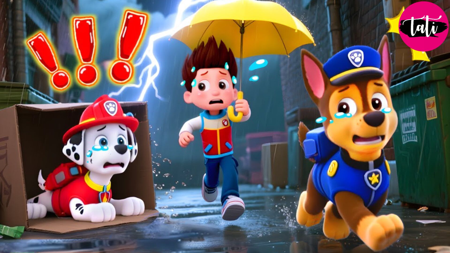 Щенячий патруль и Маршалл. Залипательное видео. Мультфильм для детей и малышей. Анимация 127 смотреть онлайн