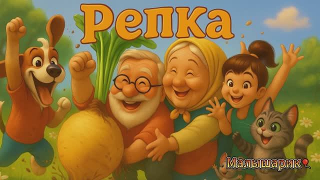 Репка❤️ Русская народная сказка☺️ смотреть онлайн