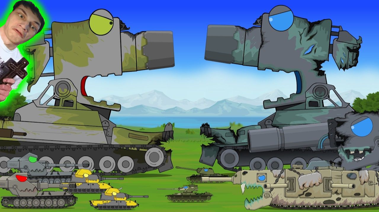 Атака Легиона Мертвецов на Столицу - Все Серии - Реакция на LaimenFlash (Мультики про танки анимация смотреть онлайн