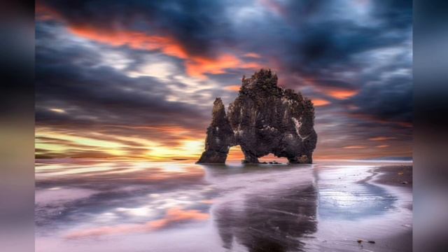 ГОРА СЛОН В ИСЛАНДИИ В ЗАЛИВЕ ХУНАФЛОУИ. смотреть онлайн