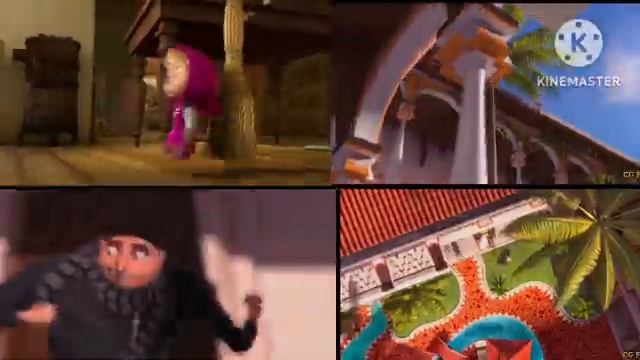 Up to faster 4 parison to Masha and Desplicable Me 2 смотреть онлайн