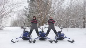 Покатушки в поле - буксировщики Лидер 3, Лидер LONG и Сигма 3 на новой раме.