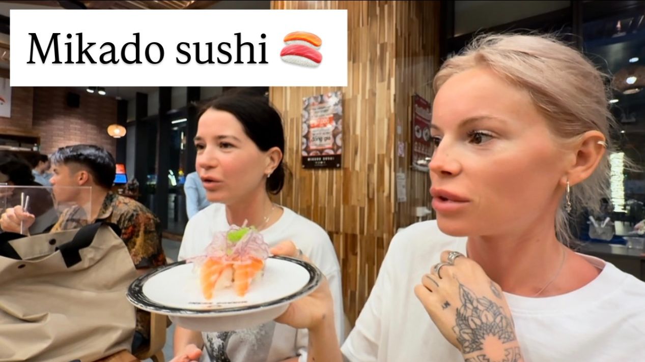 Микадо ресторан🤔Суши-конвейер🍣Съедобно или нет Цены Ассортимент Работа на поток Мукбанг смотреть онлайн
