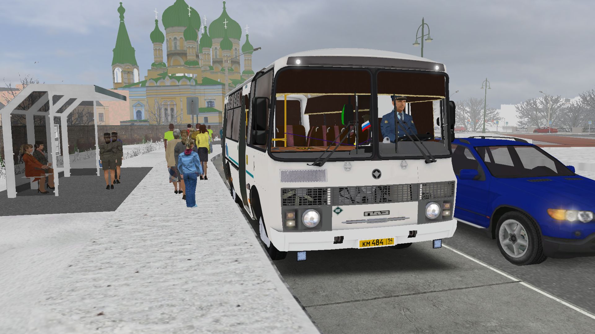 OMSI 2 | По зимним Чебоксарам| смотреть онлайн