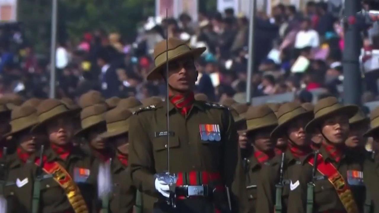 В Индии прошел военный парад в День республики. смотреть онлайн