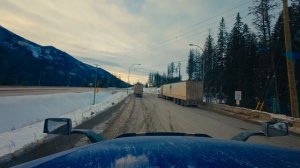 Алекс Брежнев/Снежные перевалы убивают график. Успеваю ли я в Британскую Колумбию на доставку груза?