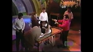 Mexican Magician Jaramy Wakeling sawing with assistant Sissy