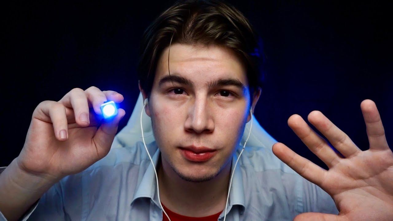 АСМР ОСМОТР ВАШИХ ГЛАЗ | ОКУЛИСТ смотреть онлайн