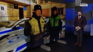 Инспекторы ДПС Братска помогли девушке, у которой на трассе кончился бензин