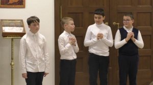 Сценка Снегопад в монастыре Рождество 11.01.26 г.